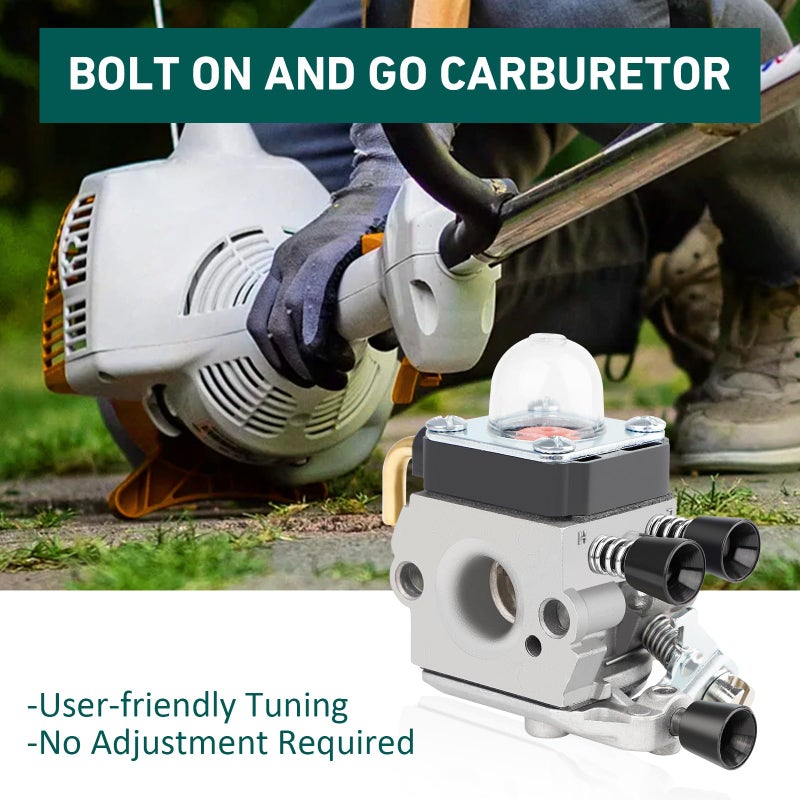 Huztl FS80 FS85 Carburetor for Stihl FS80R FS85R FS74 FS76 FS85RX KM80 KM85R Trimmer Weedeater Brushcutter - Image 5